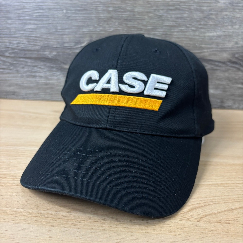 Case IH Hat Cap Strap Back Black Power Agriculture Outdoors K Products